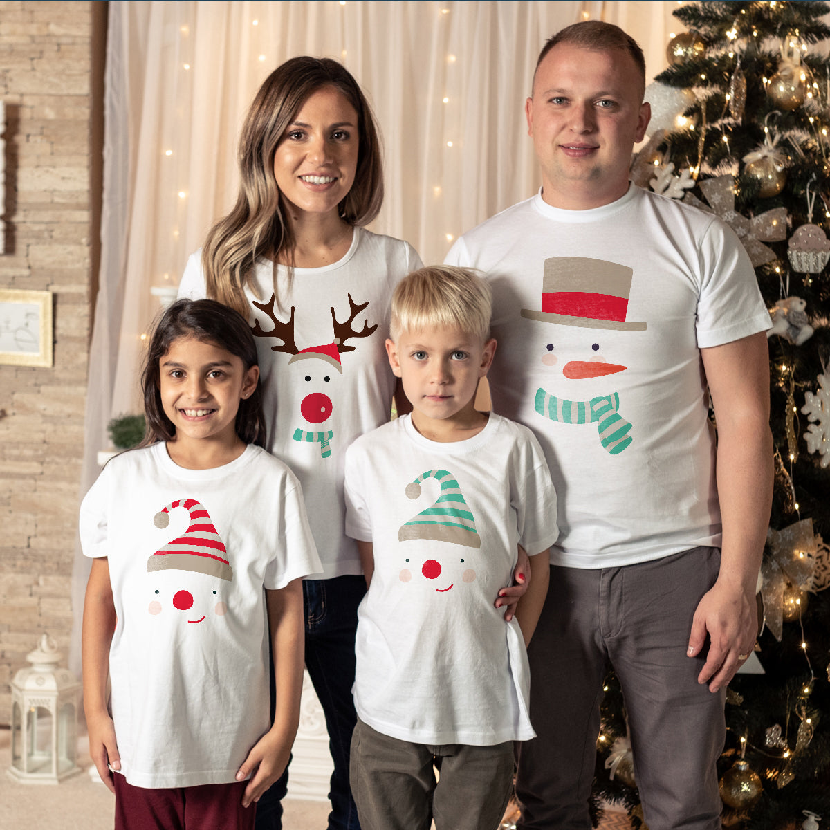 Tricouri personalizate familie - Iarna in familie 7