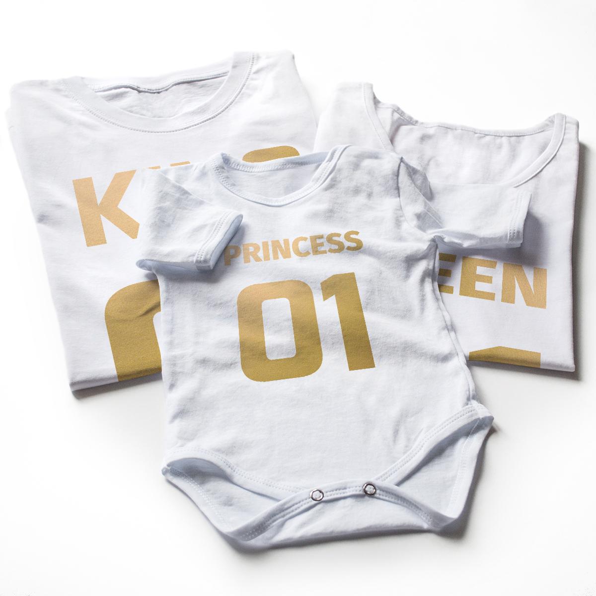 Tricouri familie numarul unul gold