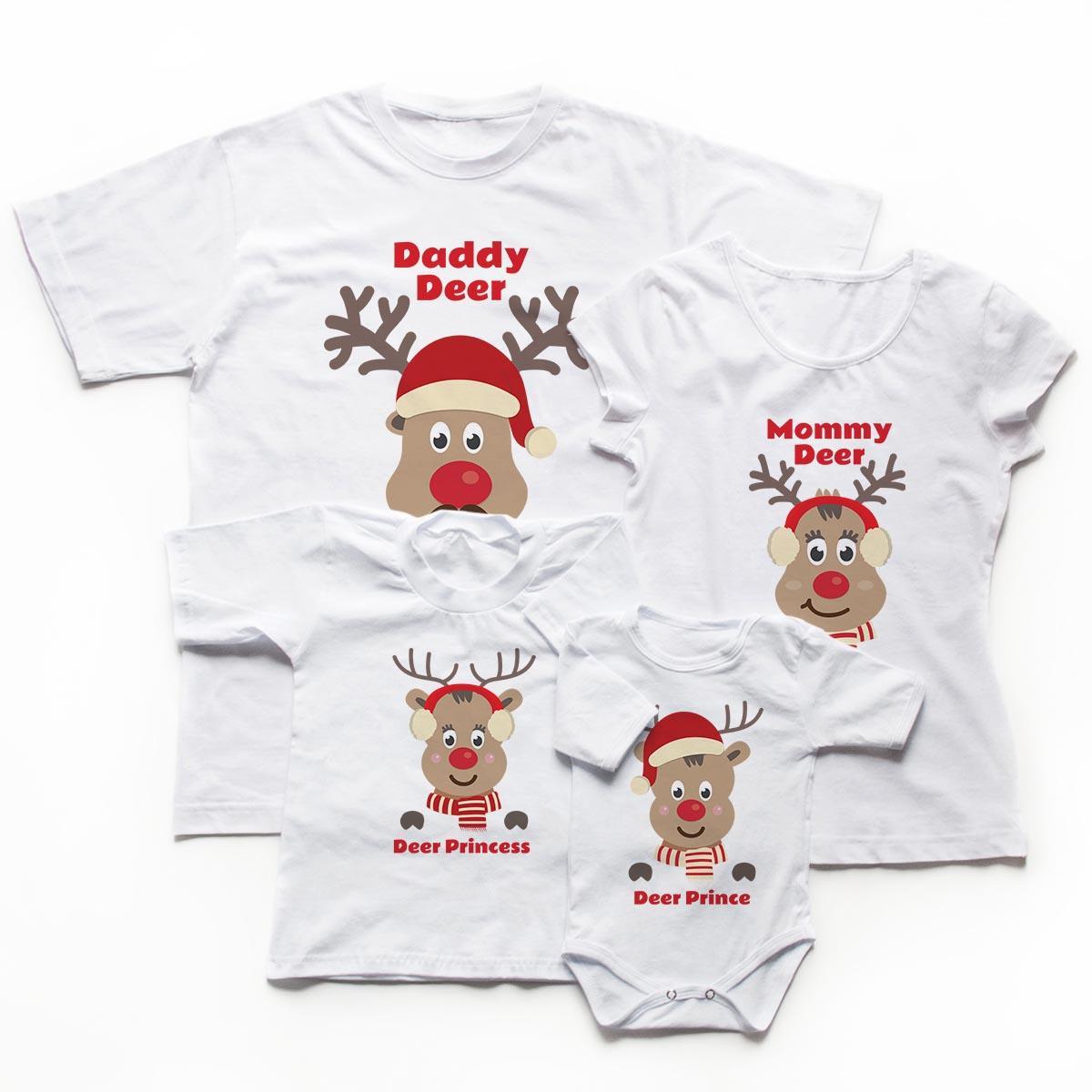 Tricouri personalizate familie - Red Nose Family 8
