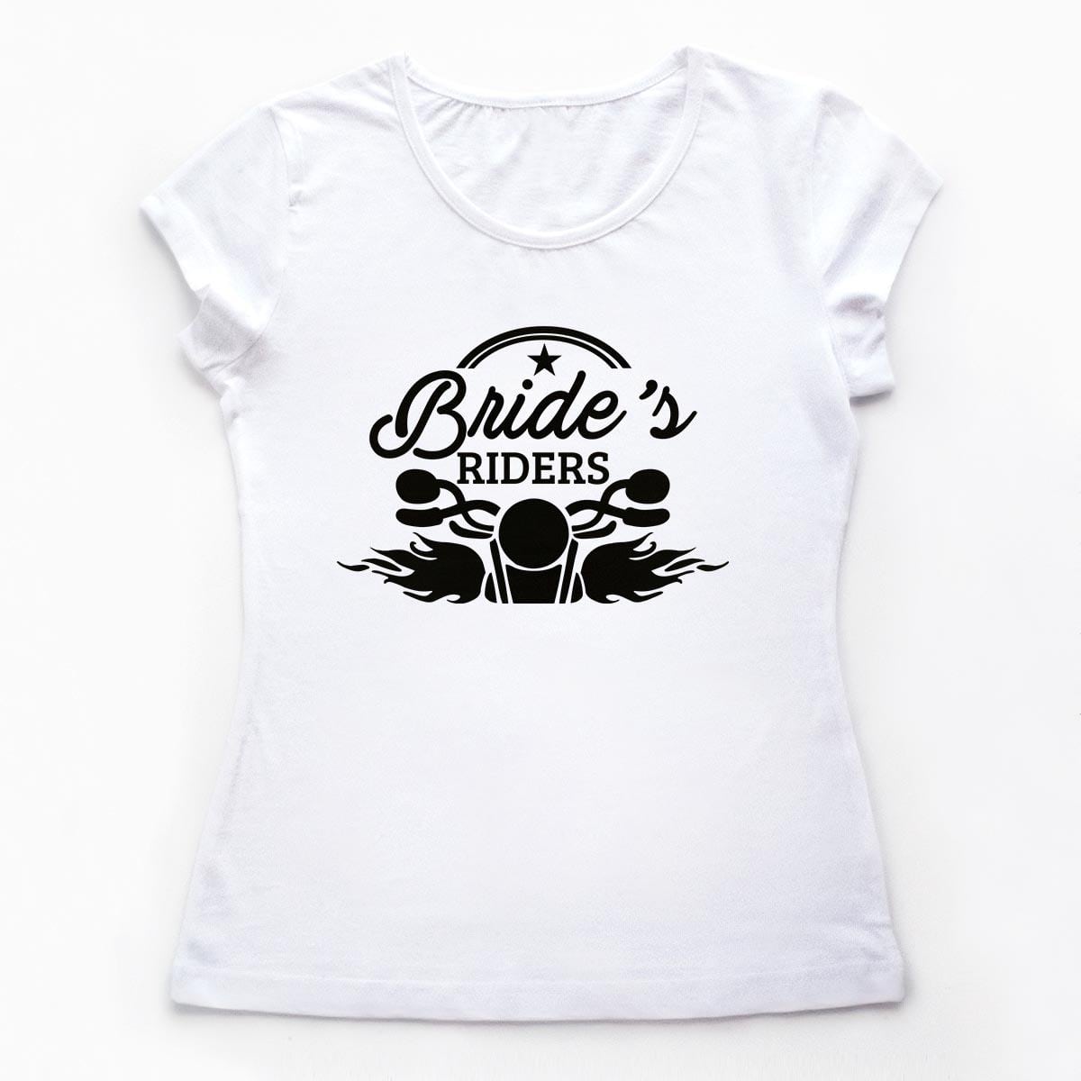 Tricouri petrecerea burlacitelor - Bride&#39;s Riders 5