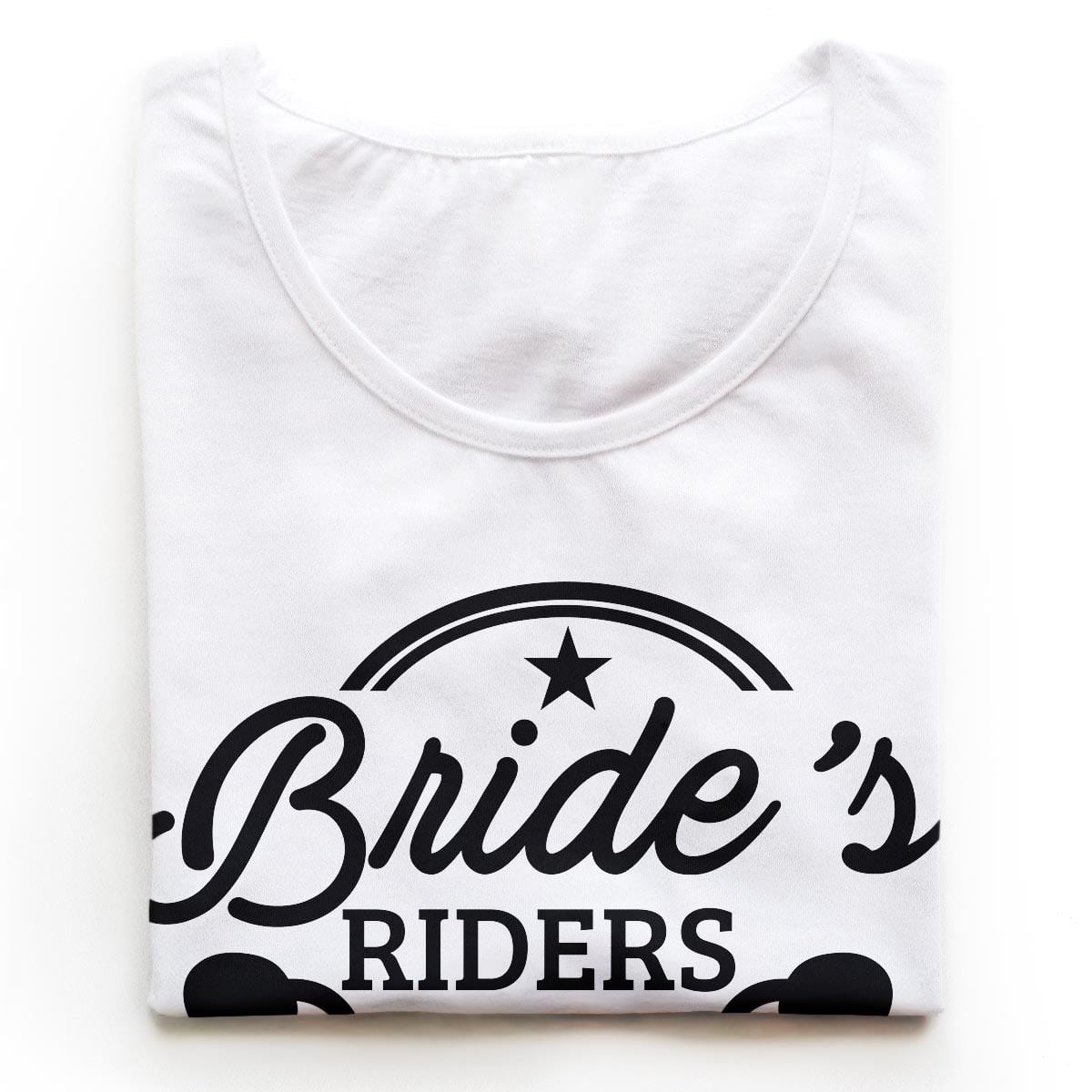 Tricouri petrecerea burlacitelor - Bride&#39;s Riders 6