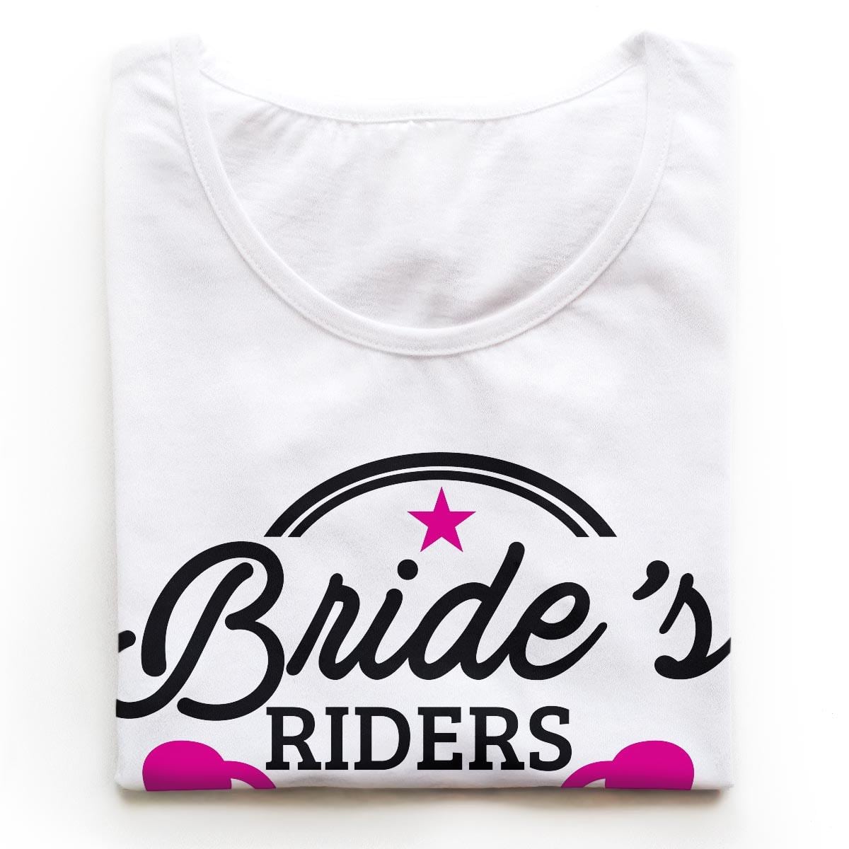 Tricouri petrecerea burlacitelor - Bride&#39;s Riders - NEON 2