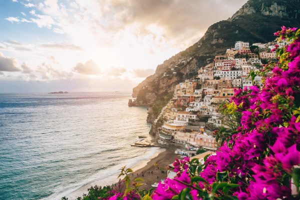Fototapet Coasta Amalfi Italia