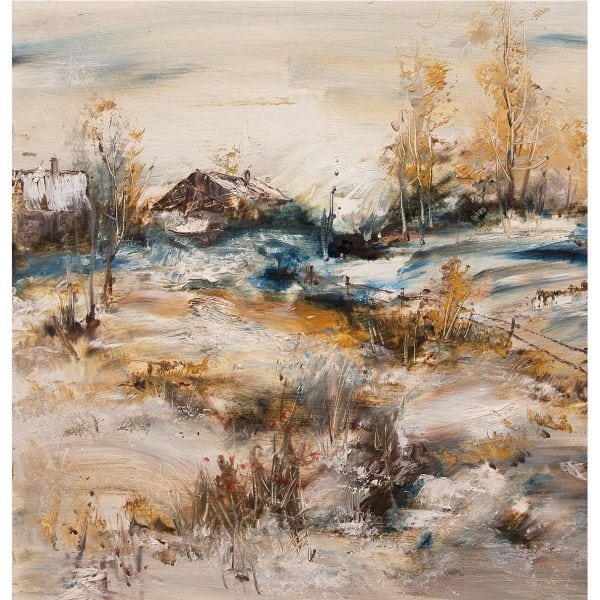 Fototapet Casa pe deal