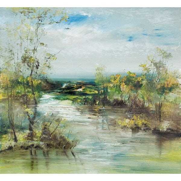 Fototapet Pace pe rau