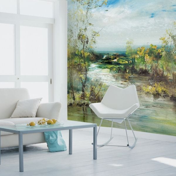 Fototapet Pace pe rau