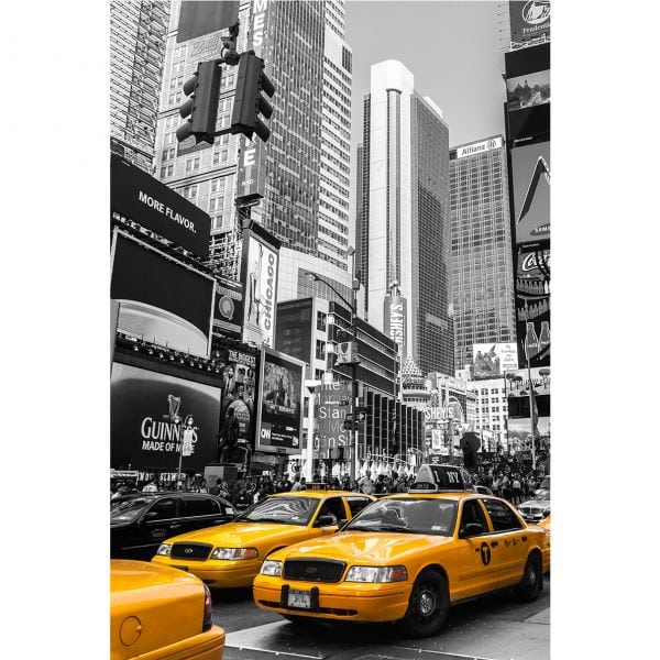Fototapet Yellow Cab New York