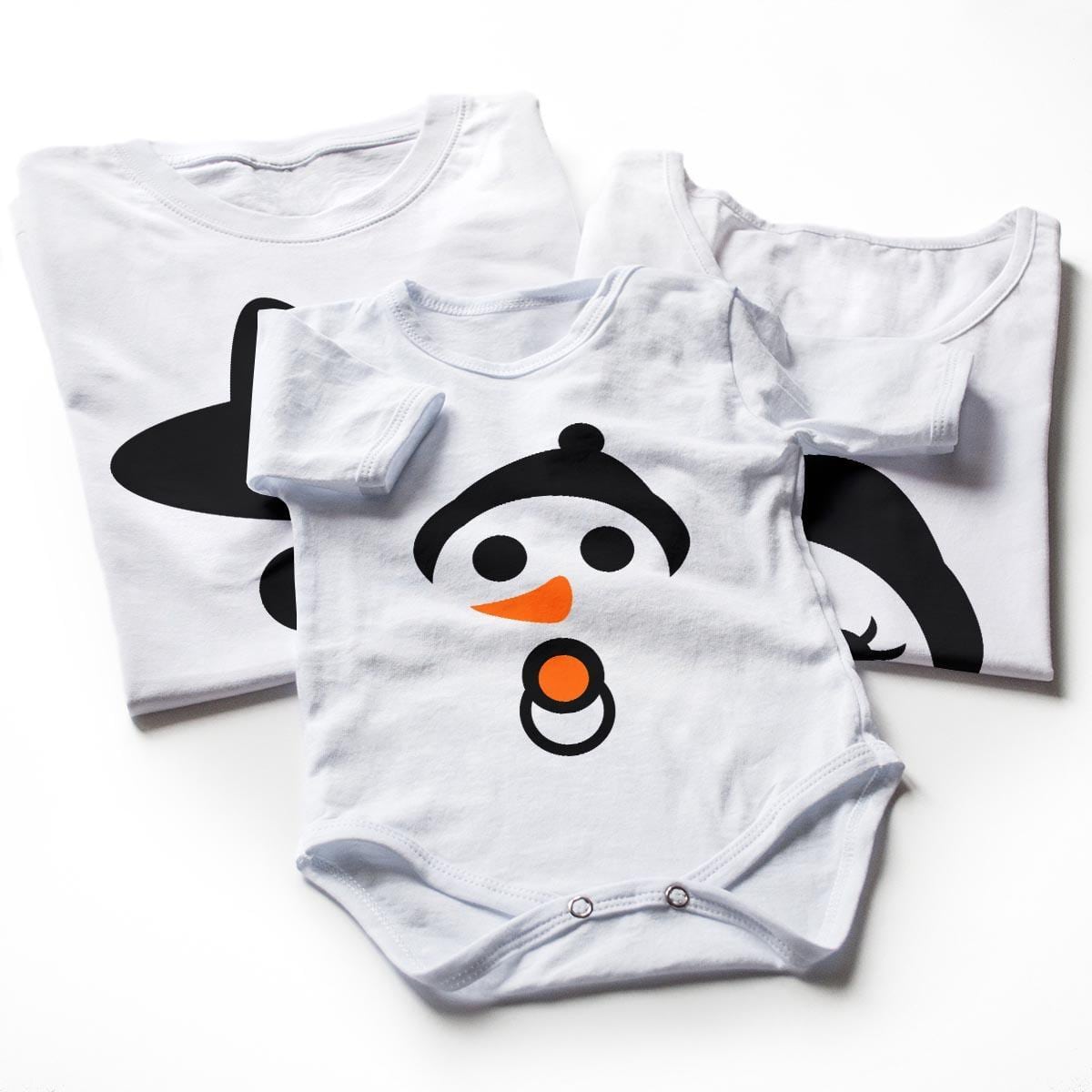 tricouri familie happy snowman