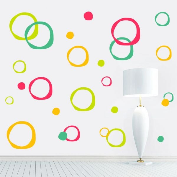 Sticker perete Abstract Circles