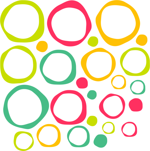 Sticker perete Abstract Circles