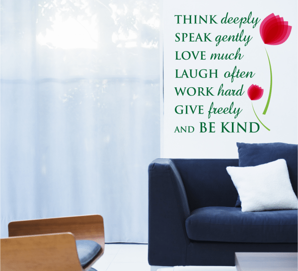 Sticker perete Be kind