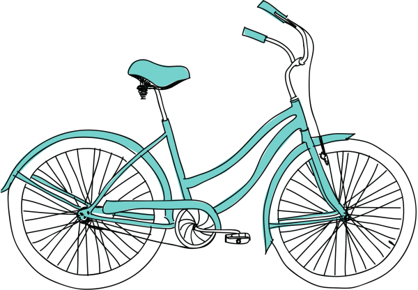 Sticker perete Bicicleta retro