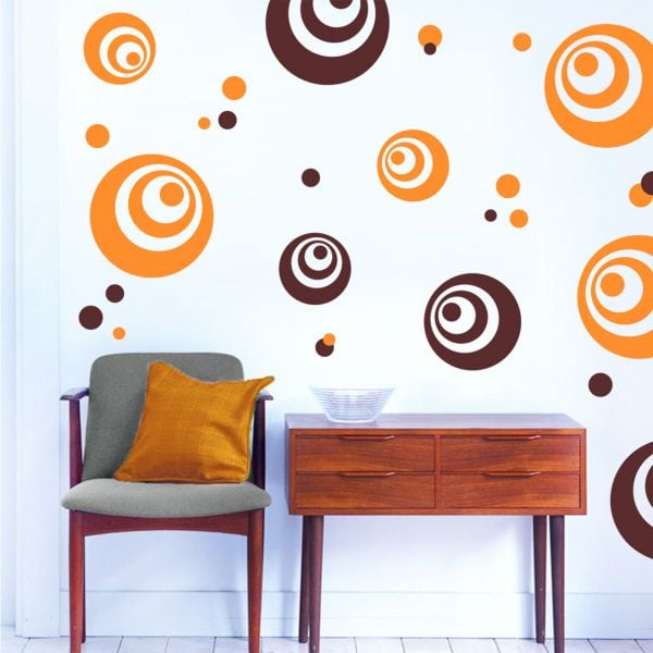 Sticker perete Candy Swirl