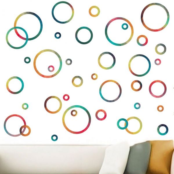 Sticker perete Circles Art