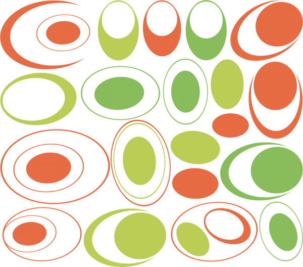 Sticker perete Colored Space