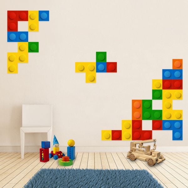 Stickere perete copii Lego Blocks