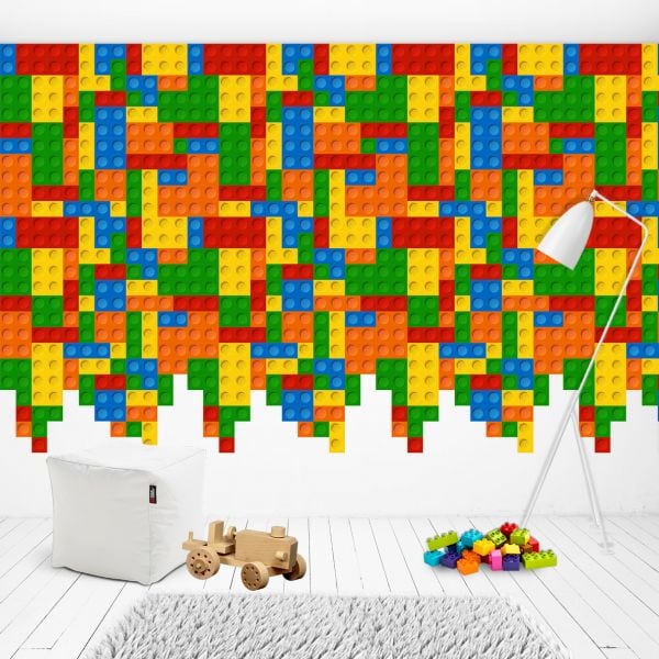 Sticker perete copii Lego Wall