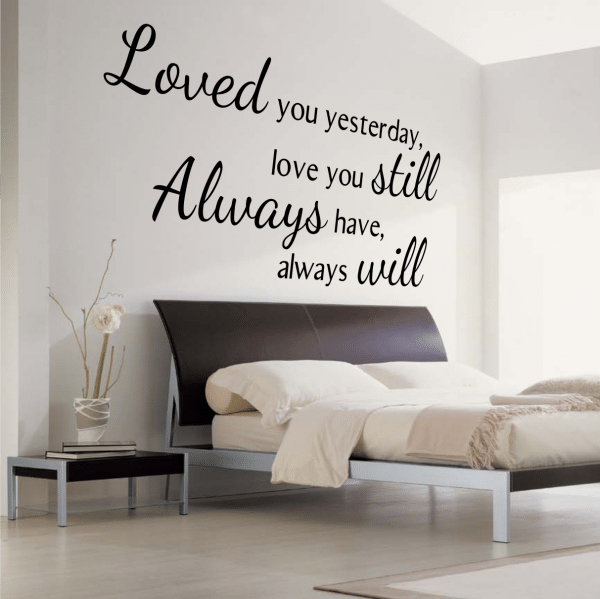 Sticker perete Love you always