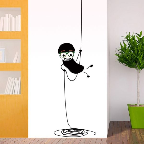 Sticker perete Man in the House