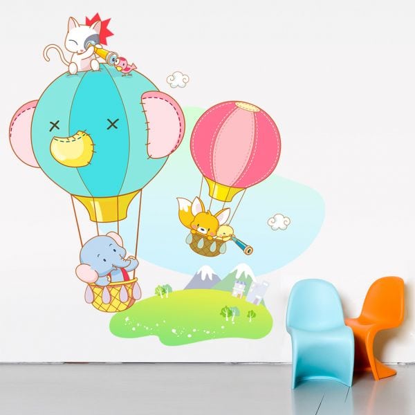 Stickere perete copii Micii Exploratori