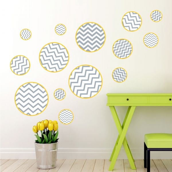 Sticker perete Pattern Circles