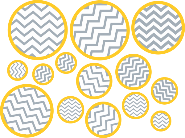 Sticker perete Pattern Circles