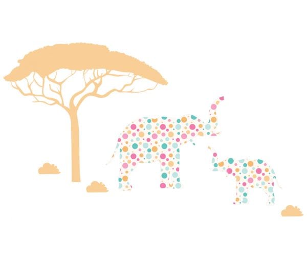 Stickere perete copii Safari