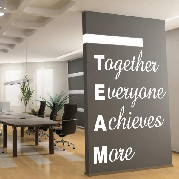 Sticker perete Team