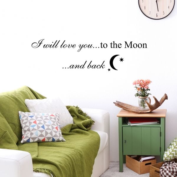 Sticker perete To the moon
