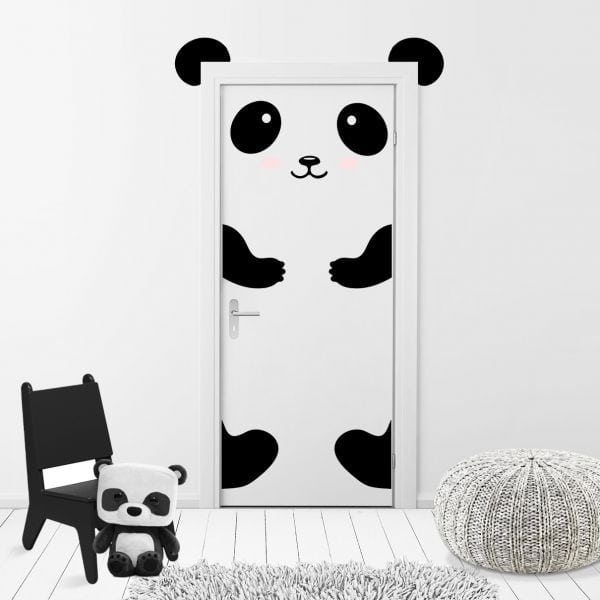 Sticker decorativ usa Ursuletul Panda