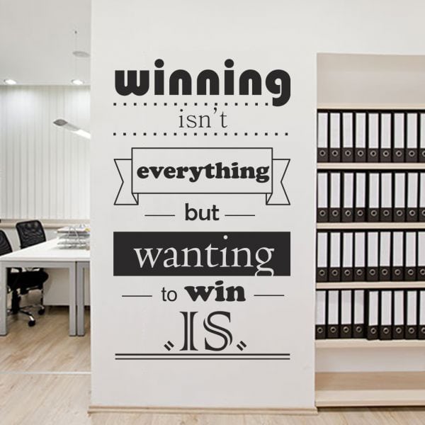 Sticker perete Winning