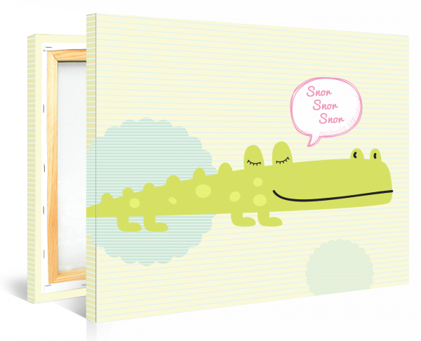 Tablou canvas Crocodilul fericit