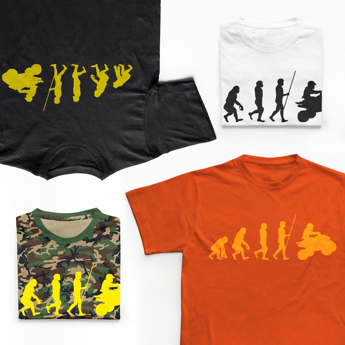 Tricouri ATV Evolution camuflaj