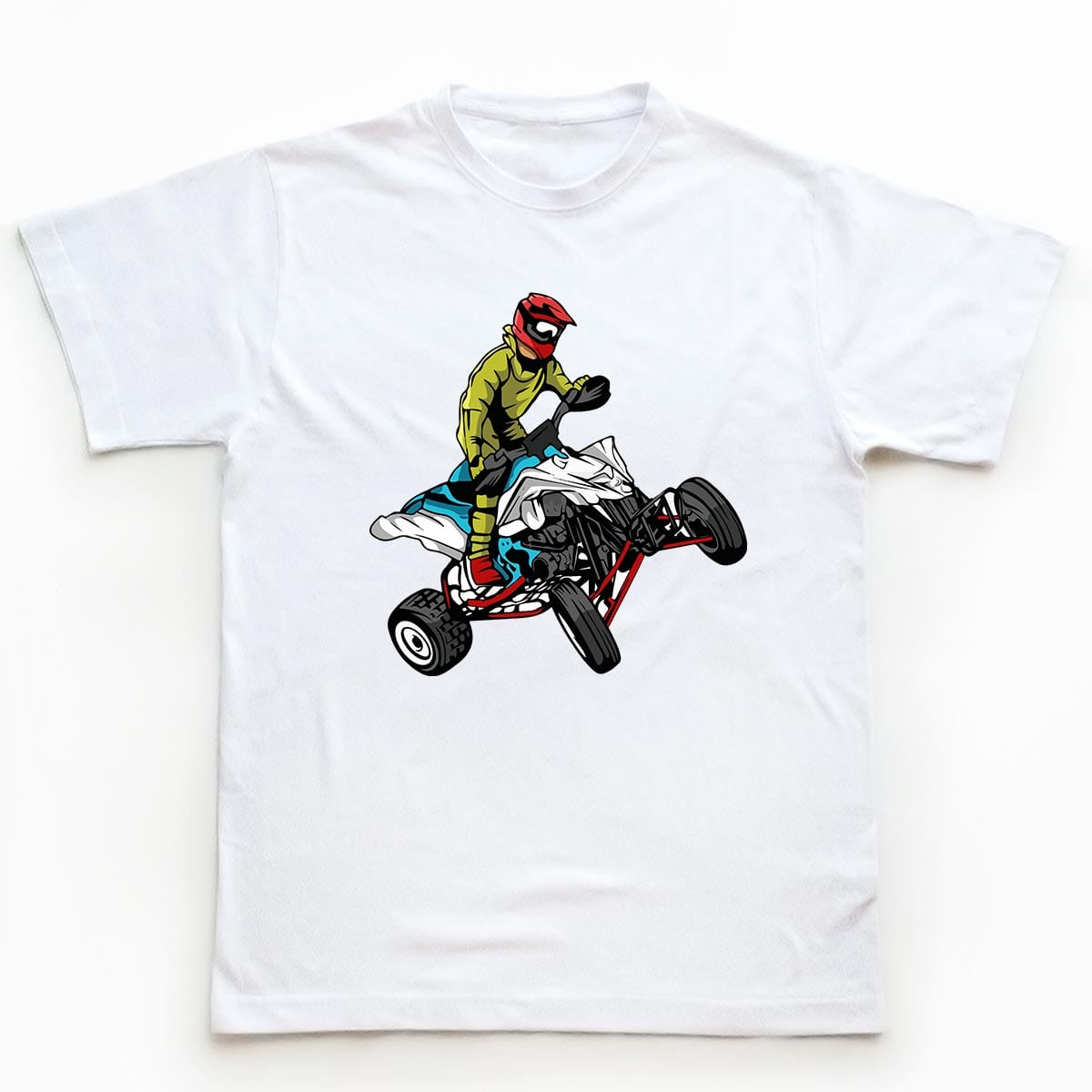 Tricouri ATV ATV Rider alb